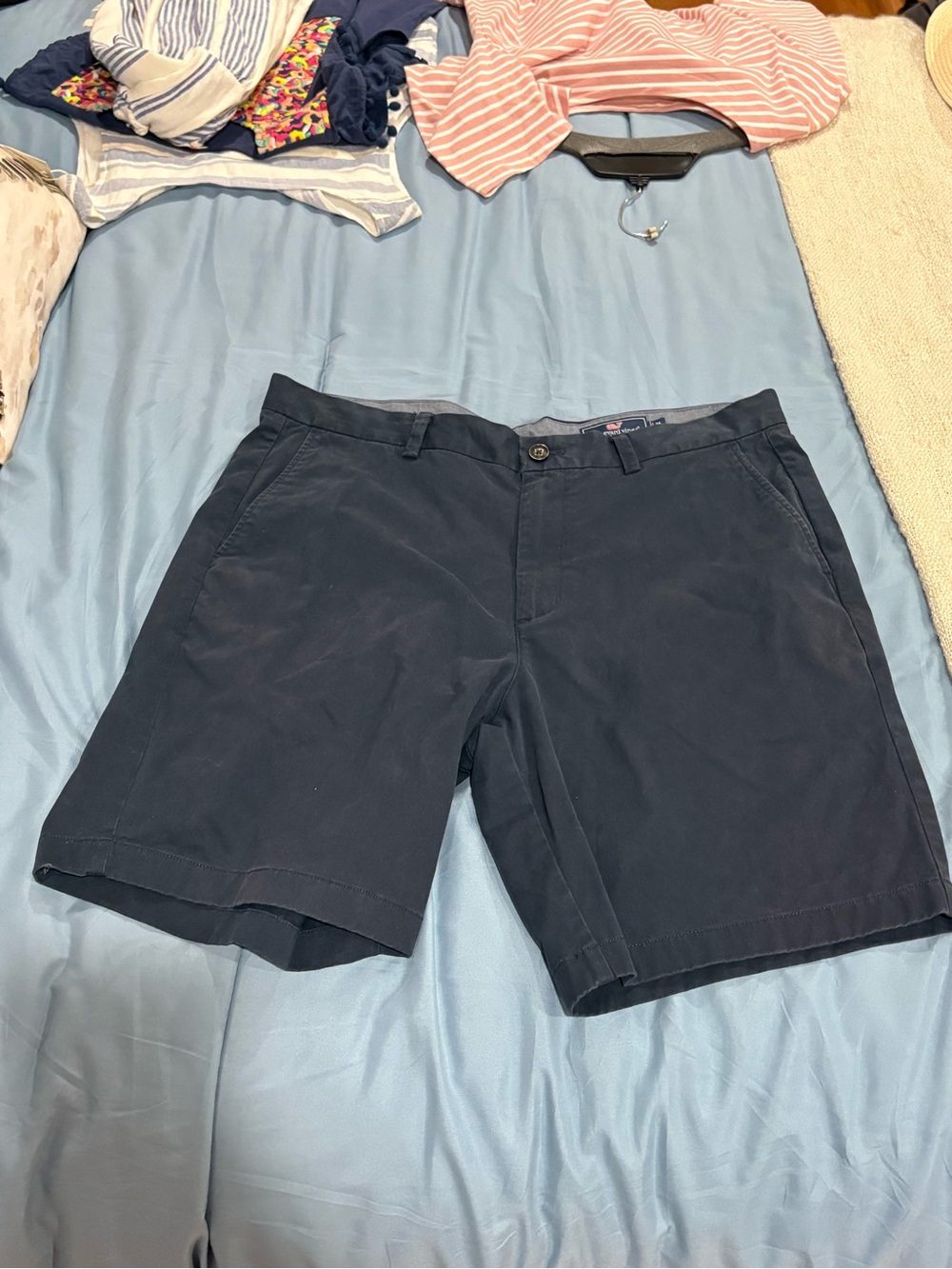 Vineyard Vines Navy Flat Front Men's Shorts